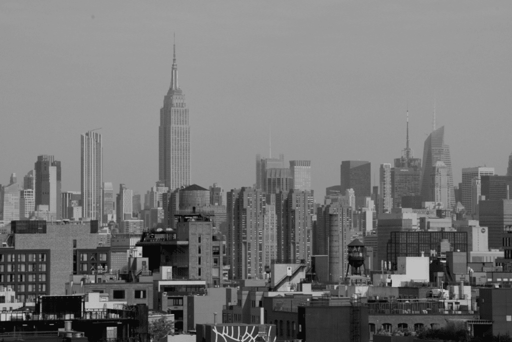 Potrait view of developed city